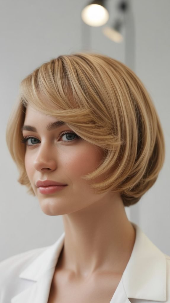  Stacked Layered French Bob