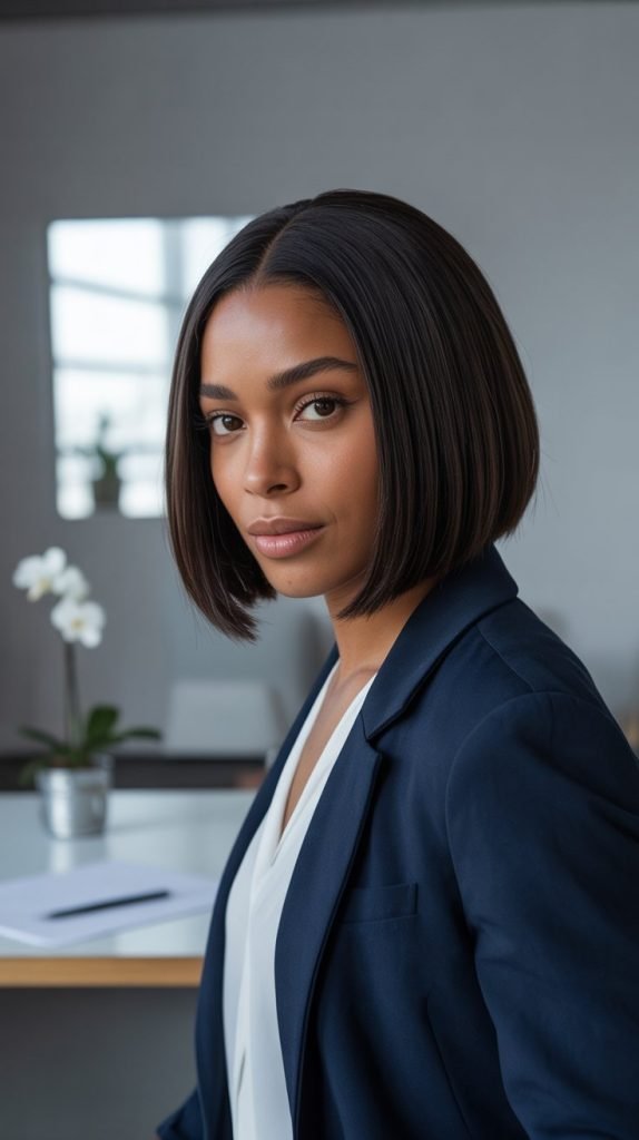  Sleek Straight Chin Bob