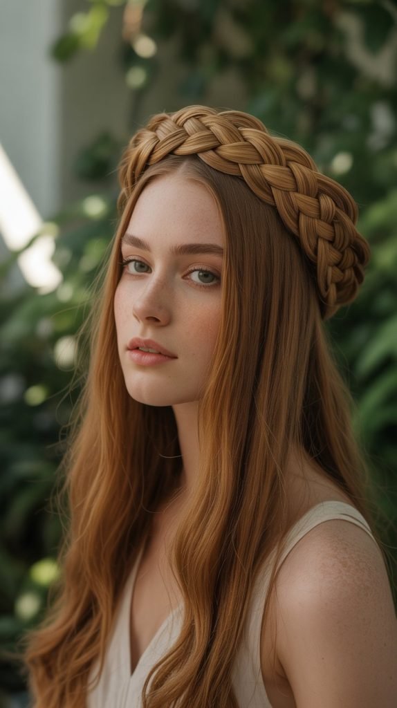 The Dutch Braid Crown