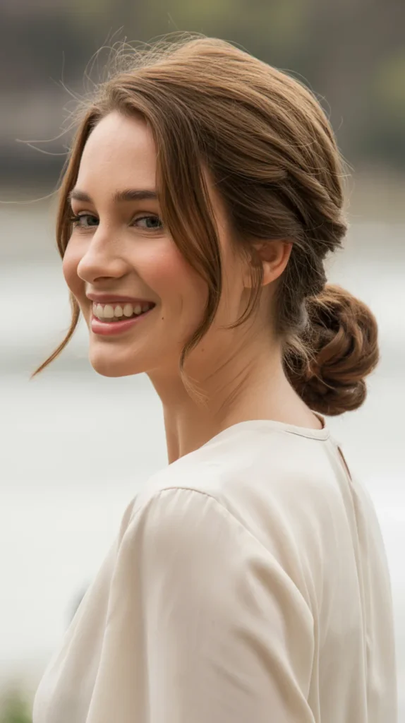  Low Ponytail Updo
