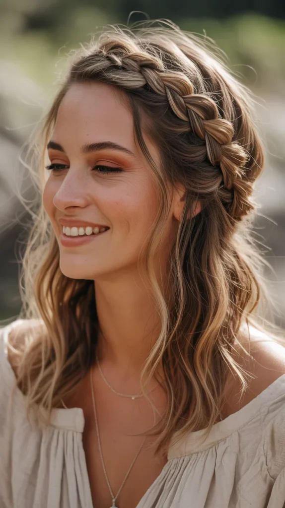  Boho Braided Updo