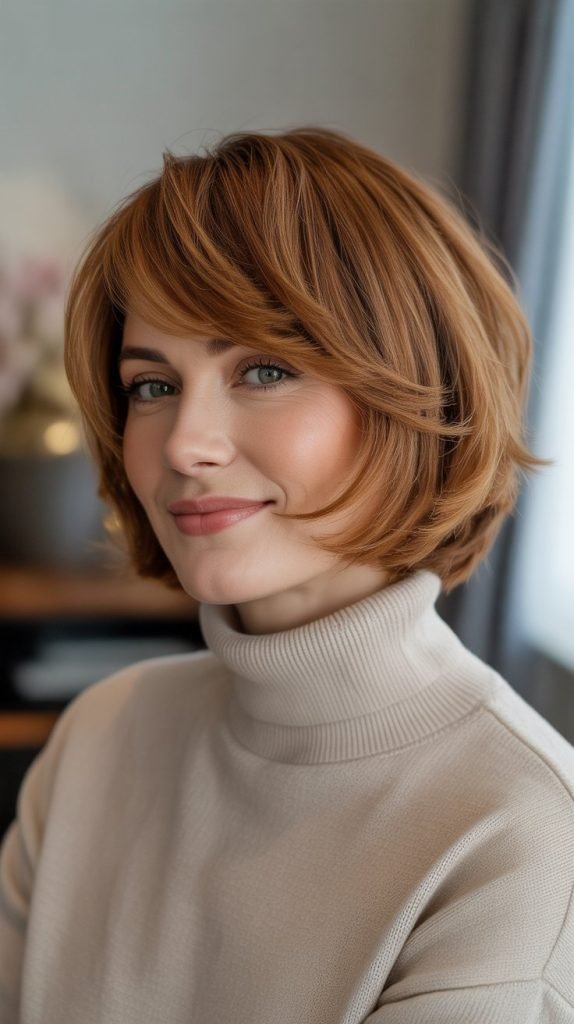 Face-Framing Layered Bob
