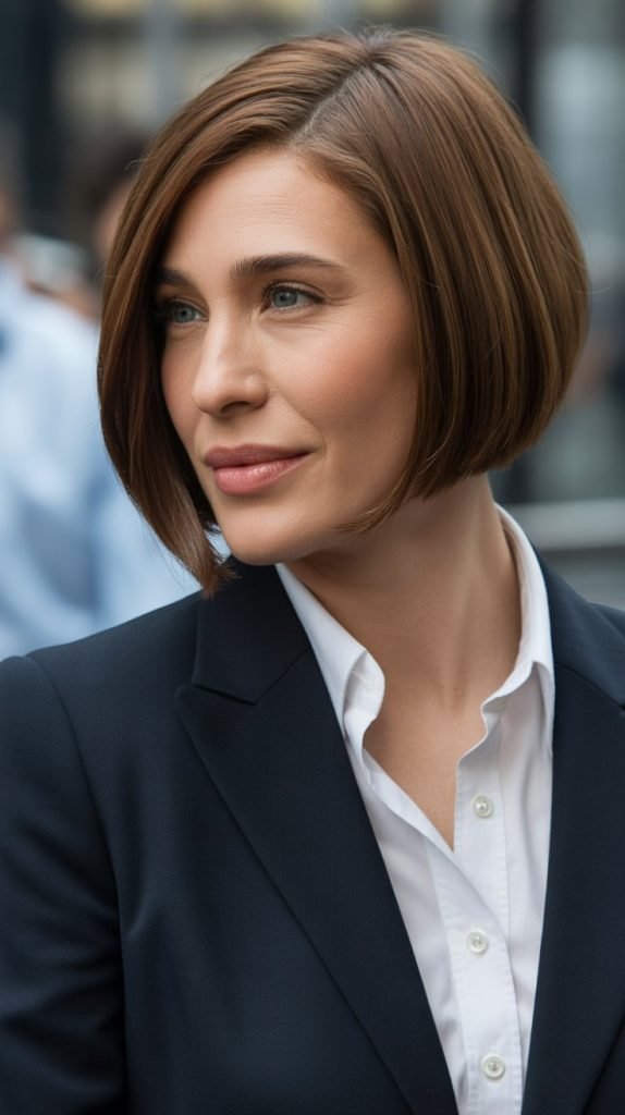 23. Sophisticated Bob with Executive Undercut