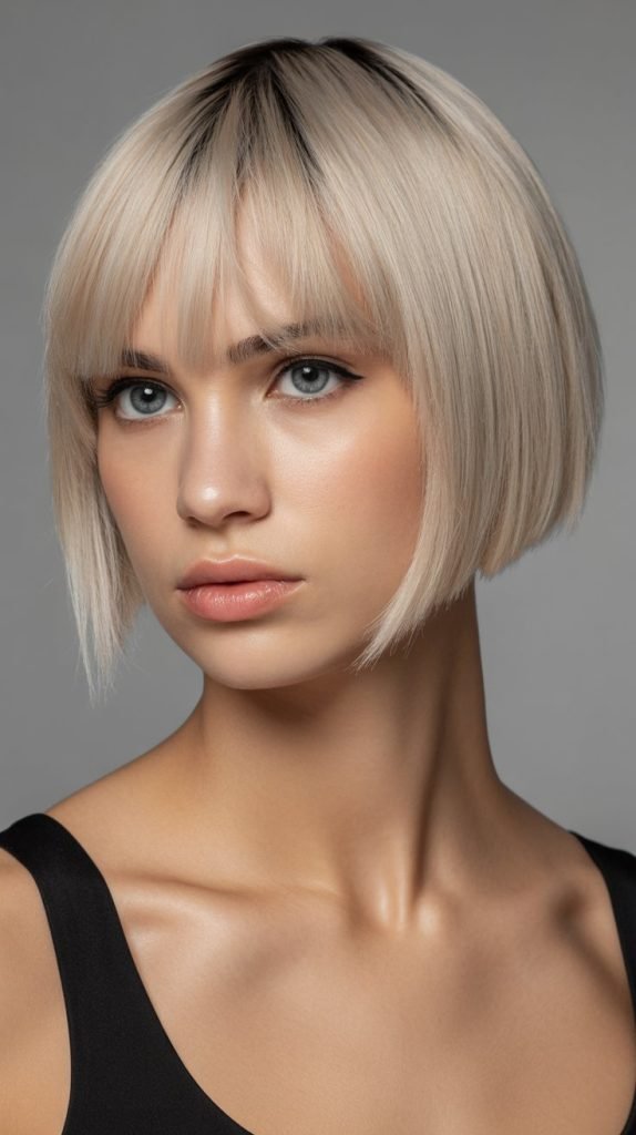 Precision Bob with Geometric Bangs