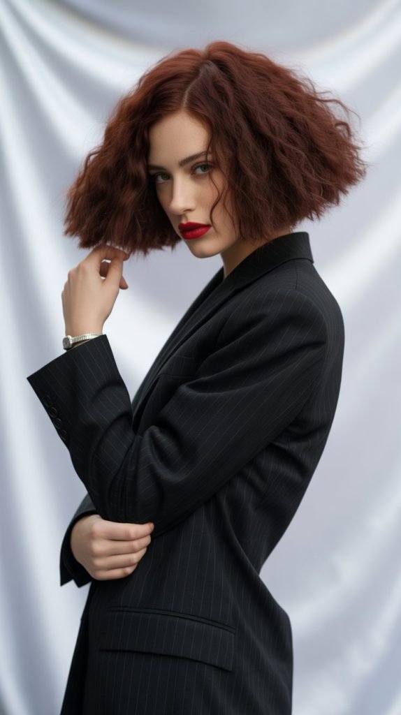 Voluminous Angled Bob