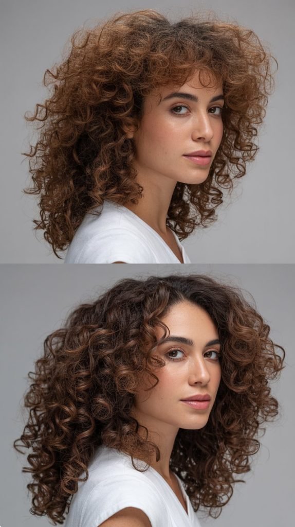 Managing Frizz and Flyaways in Mixed Textures