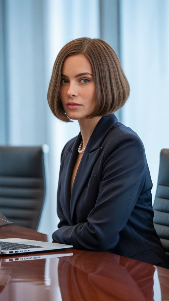 Precision Bob with Clean Lines