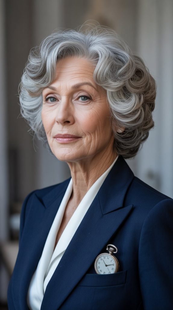 Graduated Curly Layers