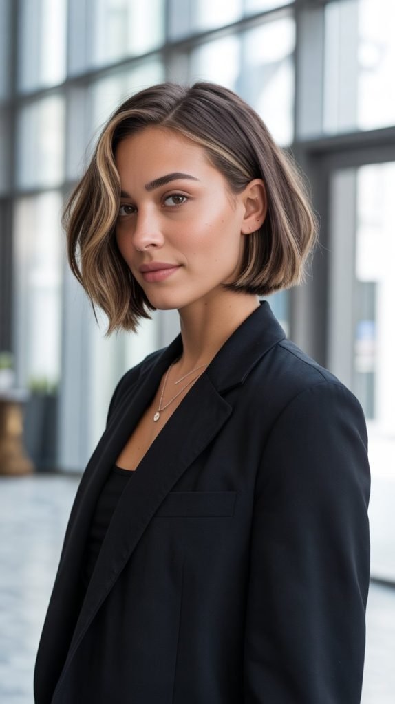 Personalized Undercut Bob with Individual Expression