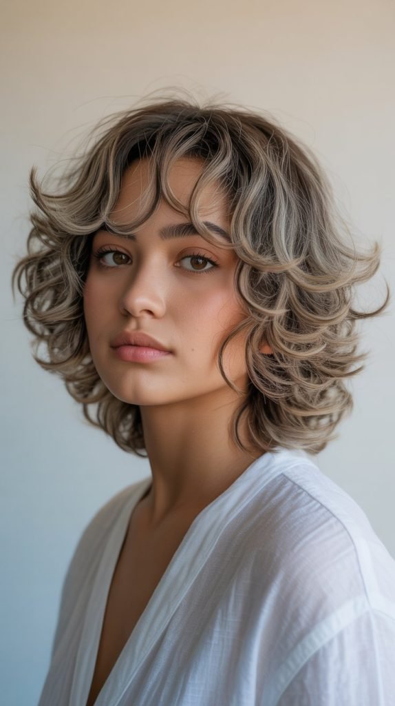 Jellyfish Cut with Face-Framing Layers