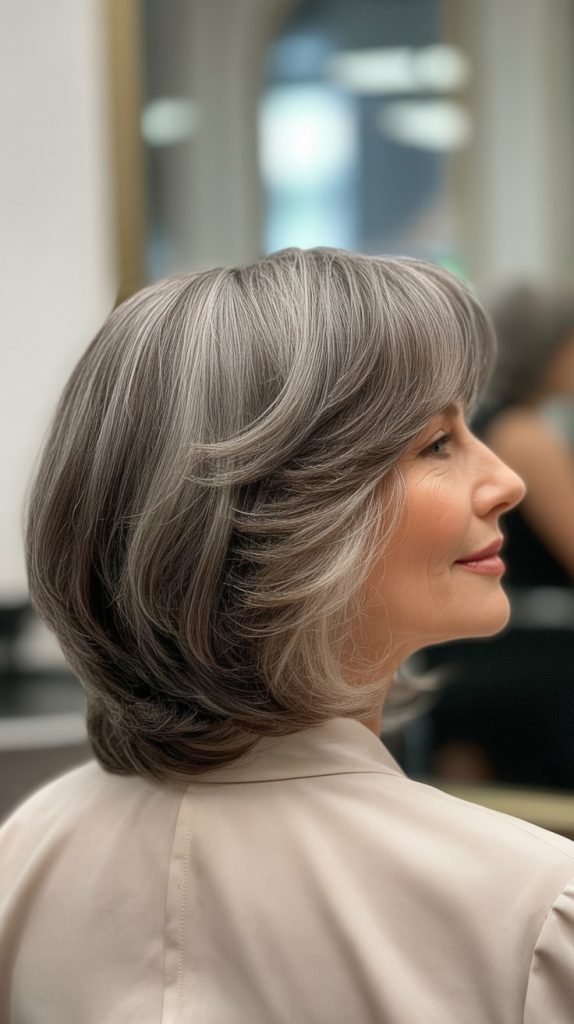 . Layered Bob Back View