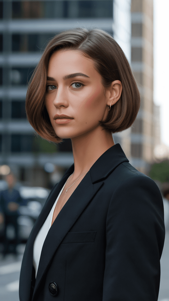 The Sleek Graduated French Bob