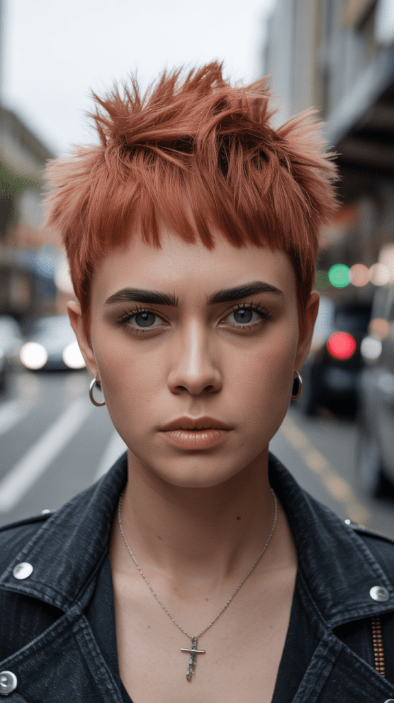 1970s Punk Rock Spiky Pixie