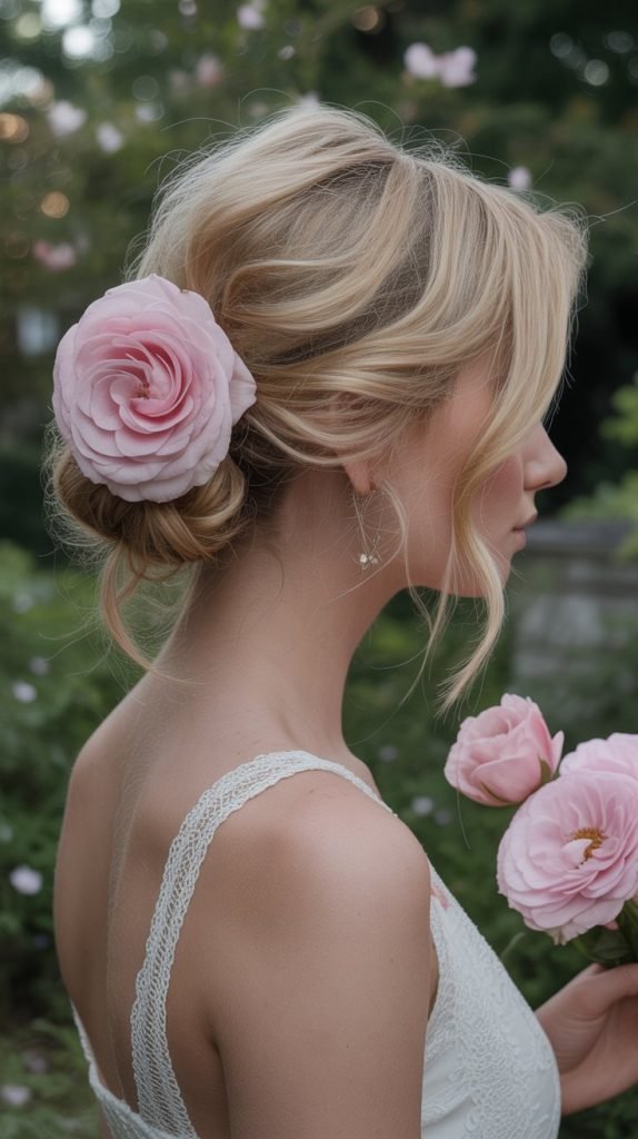 The Romantic Rose Bun