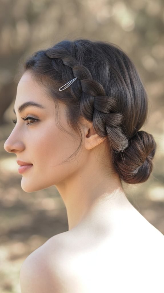 Fishtail Braid Bun