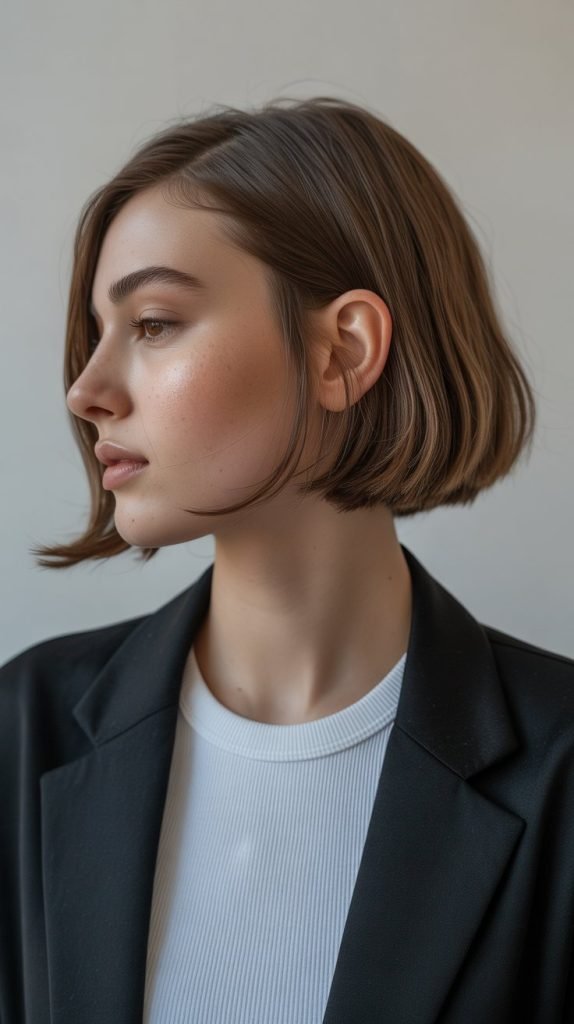 21. Minimalist Bob with Zen Undercut