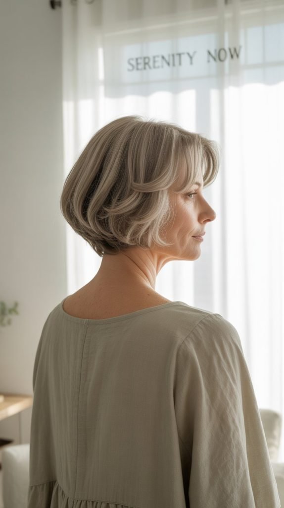 Graduated Bob with Feathered Ends