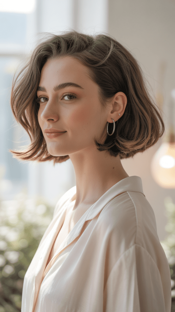 Wispy Jaw-Length Bob