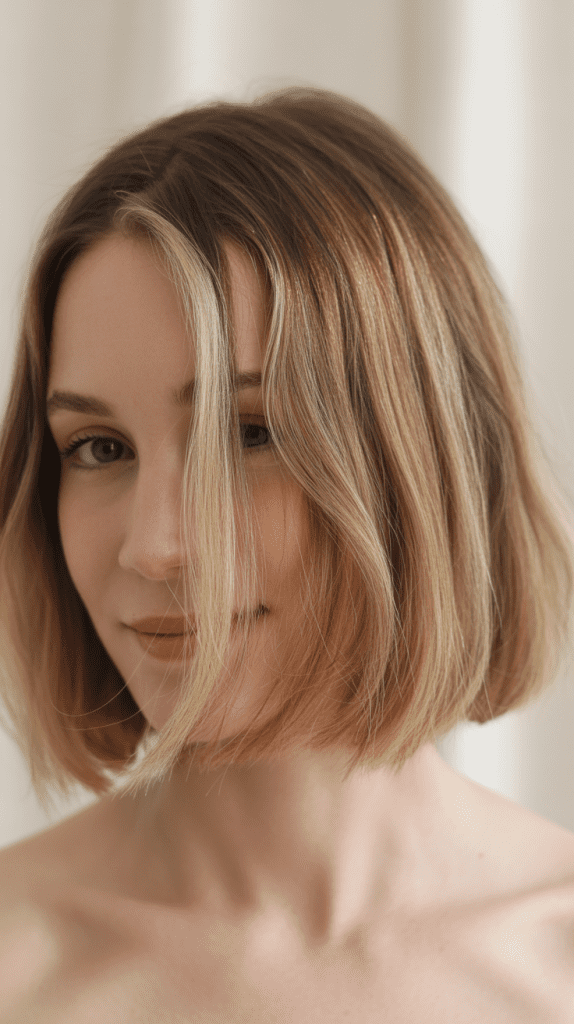 Ear-Length Bob with Subtle Highlights