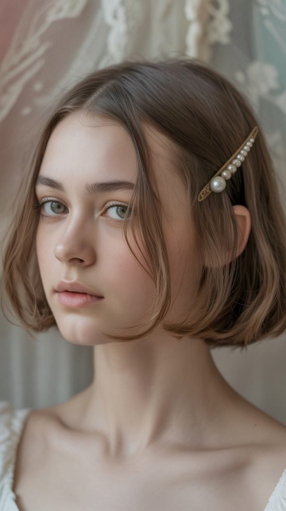 Ear-Length Bob with Wispy Ends