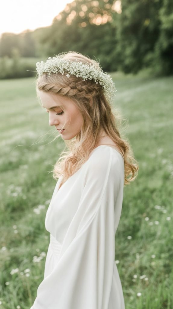 Whimsical Half-Crown Braid