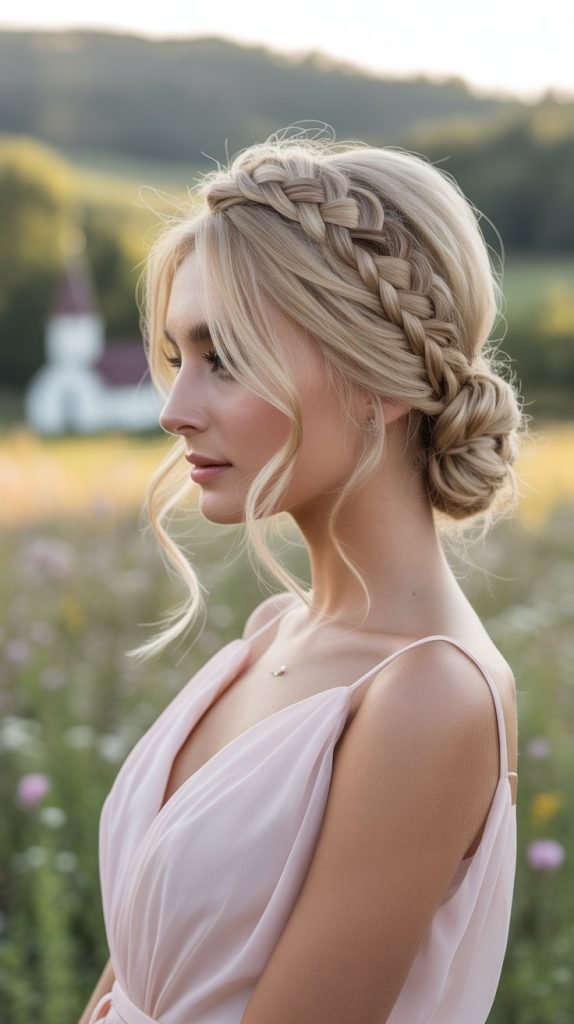 7. Double Dutch Braid Crown