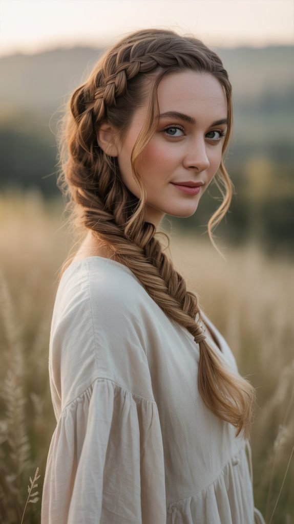 . Fishtail Side Braid