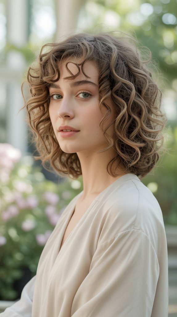 Romantic Jellyfish with Loose Curls