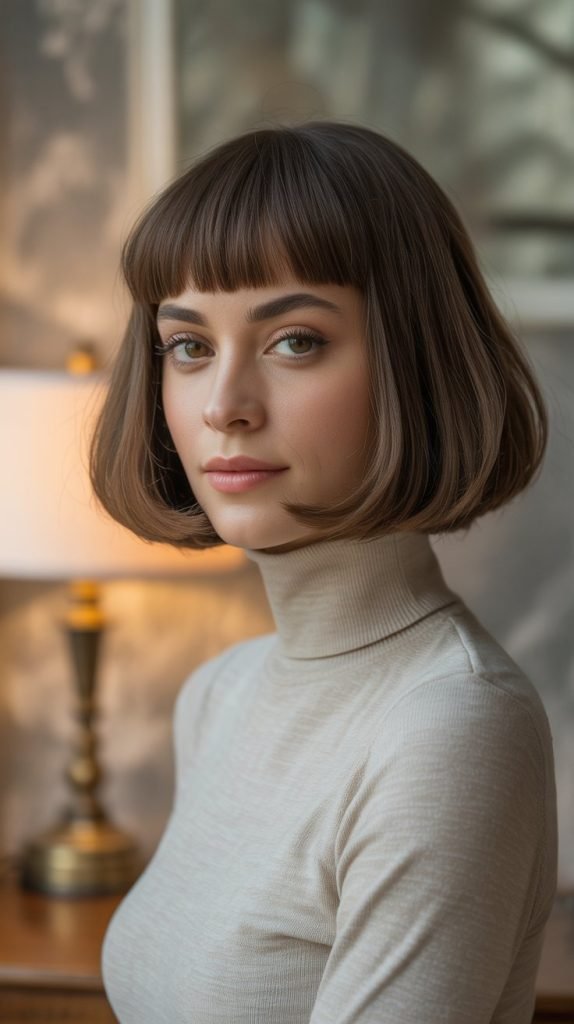 Blunt Bob with Bangs