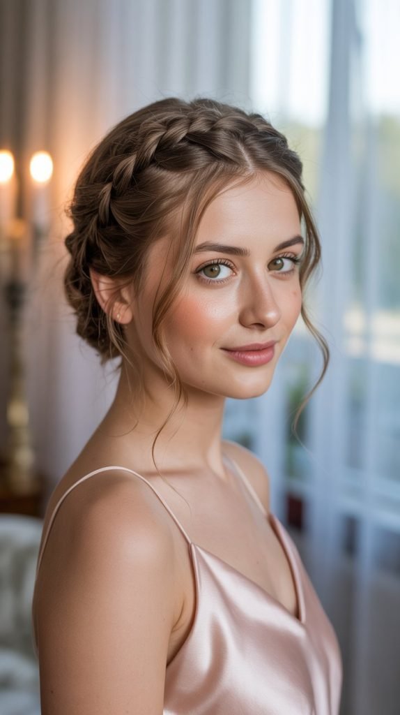 Deconstructed French Braid Updo