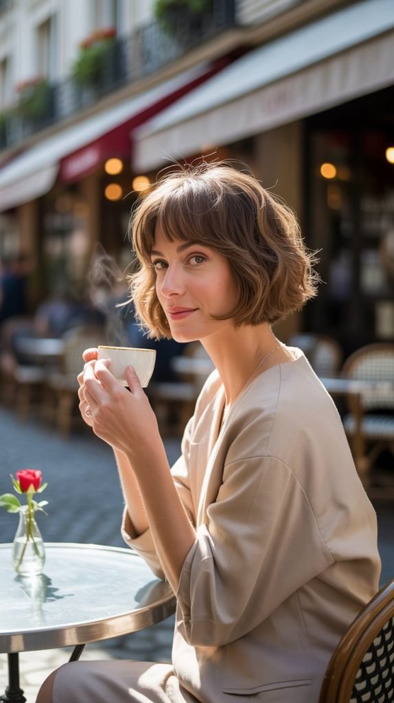 The Shaggy French Bob