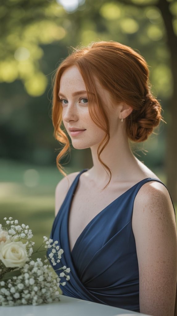 3. Twisted Crown with Low Bun