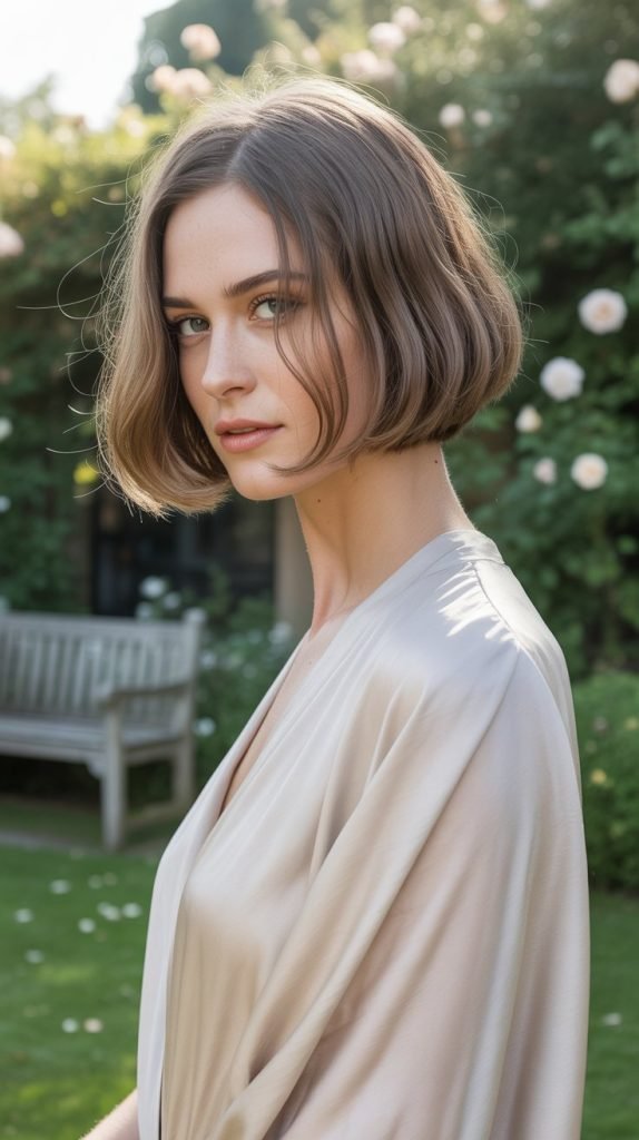  Razor-Cut Bob with Soft Edges