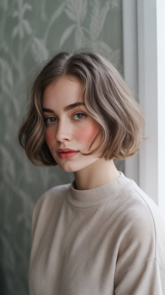 26. Wispy Bob with Soft Edges