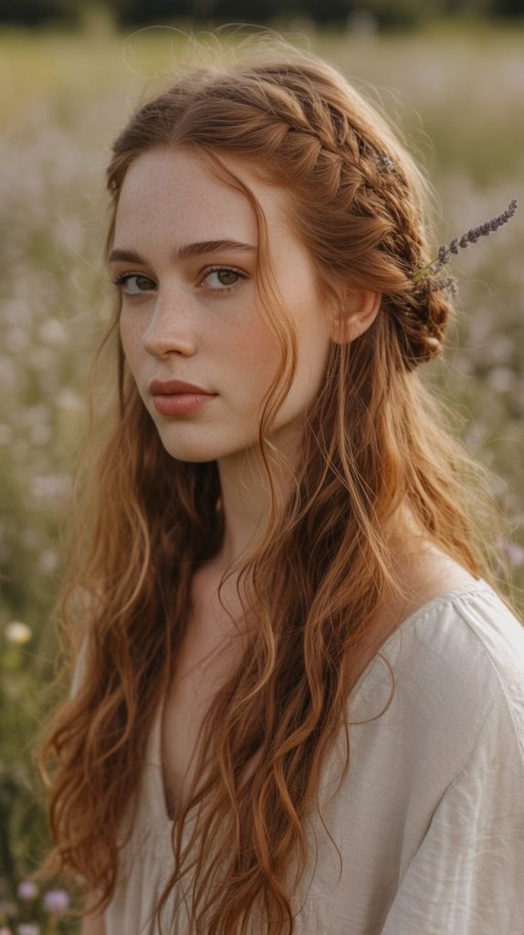 Boho Chic Half Braid