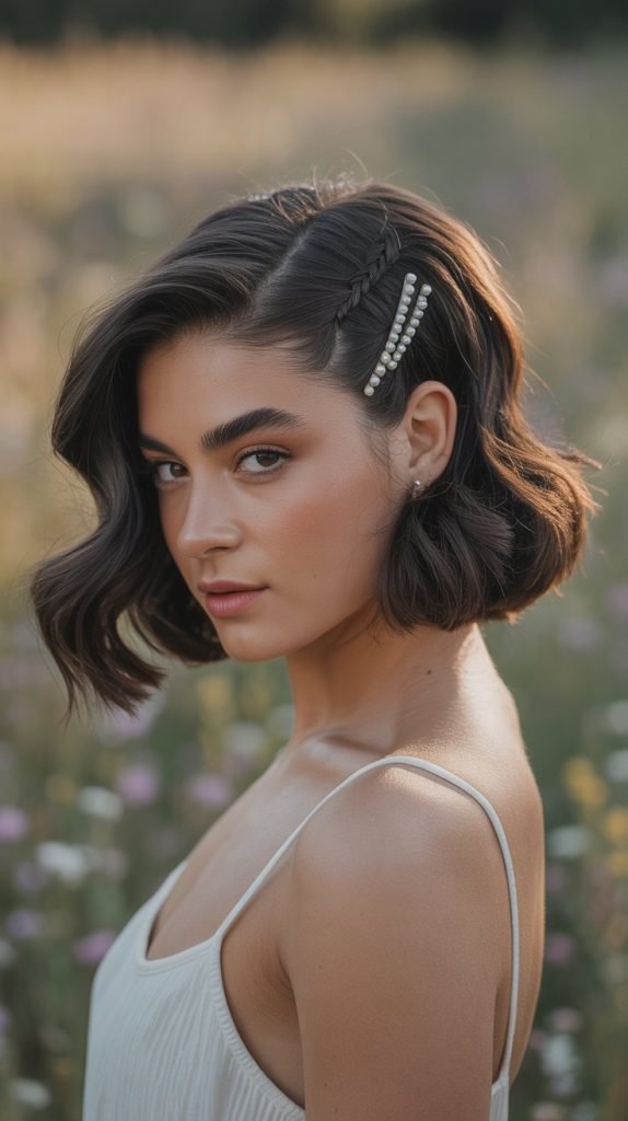  Half-Up Twisted Style