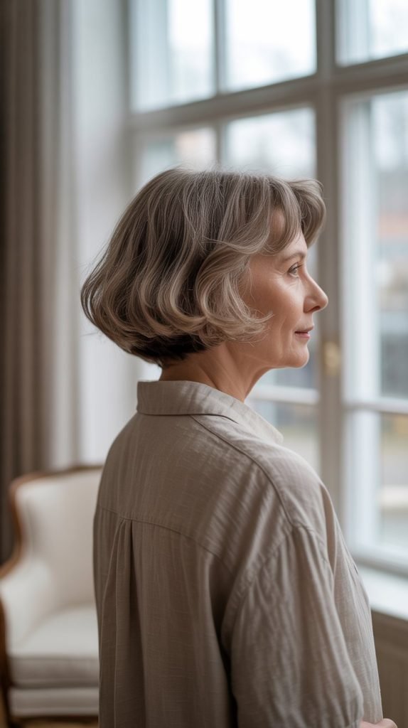 Natural Bob Back View