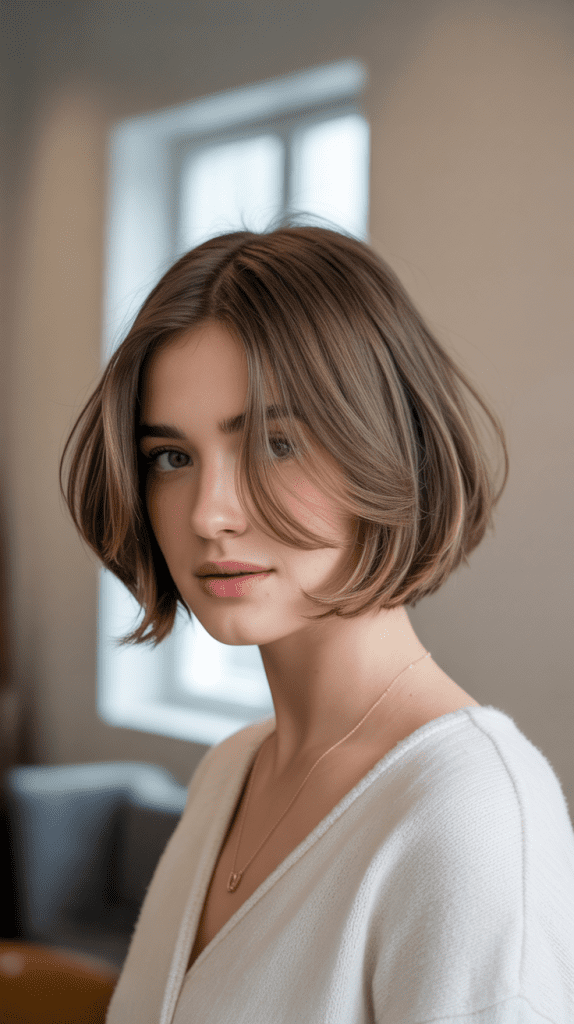 Soft Layered French Bob