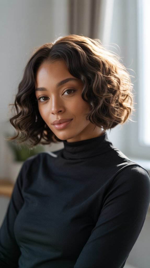 Natural Texture Bob with Definition