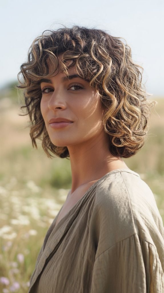 Medium-Length Shag with Face-Framing Layers