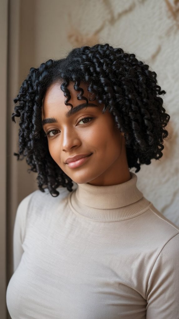 16. Natural Coil Bob