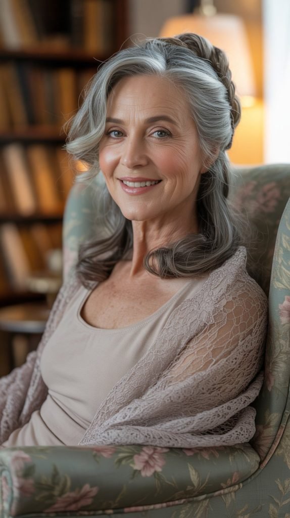 Twisted Half-Up Style