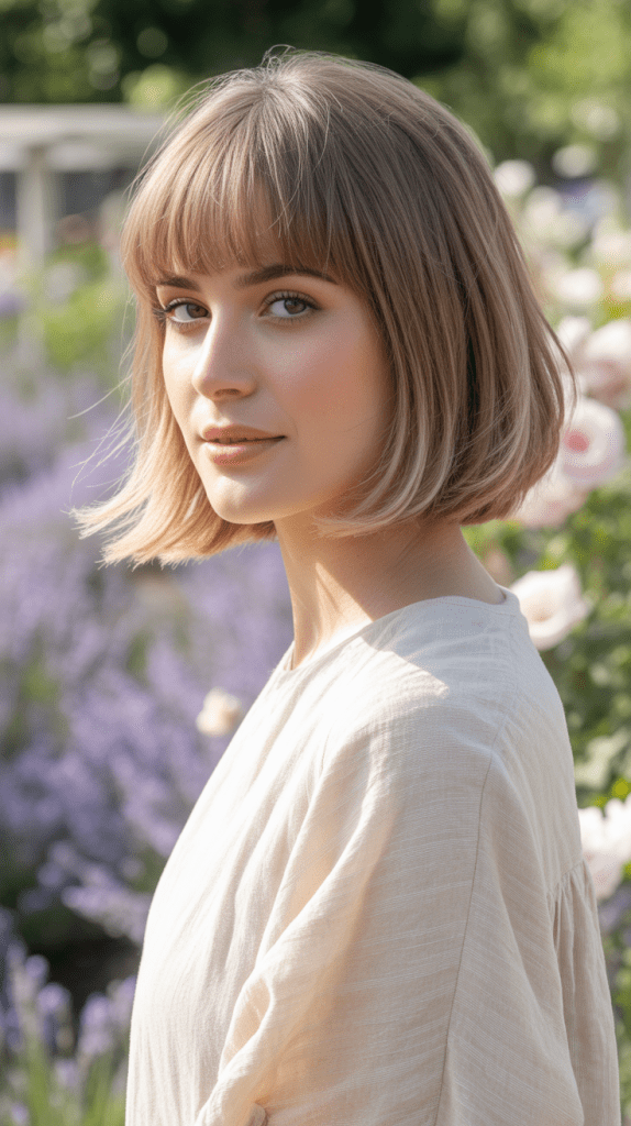 Shaggy Bob with Baby Fringe