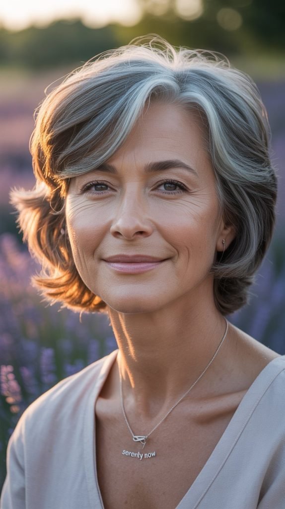 Salt and Pepper Layered Cut