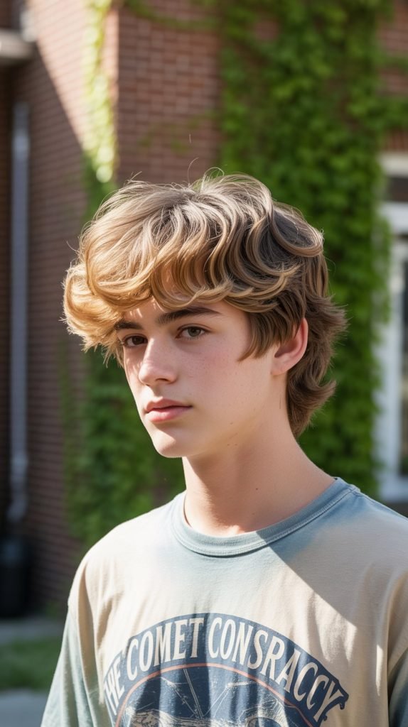 Wispy Textured Mullet