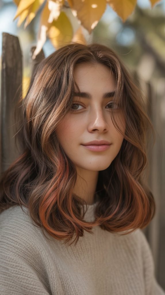 Copper Highlights with Chocolate Brown Base