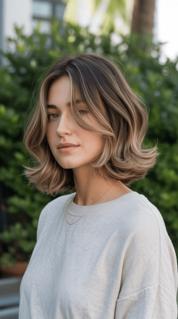 Layered Lob (Long Bob)