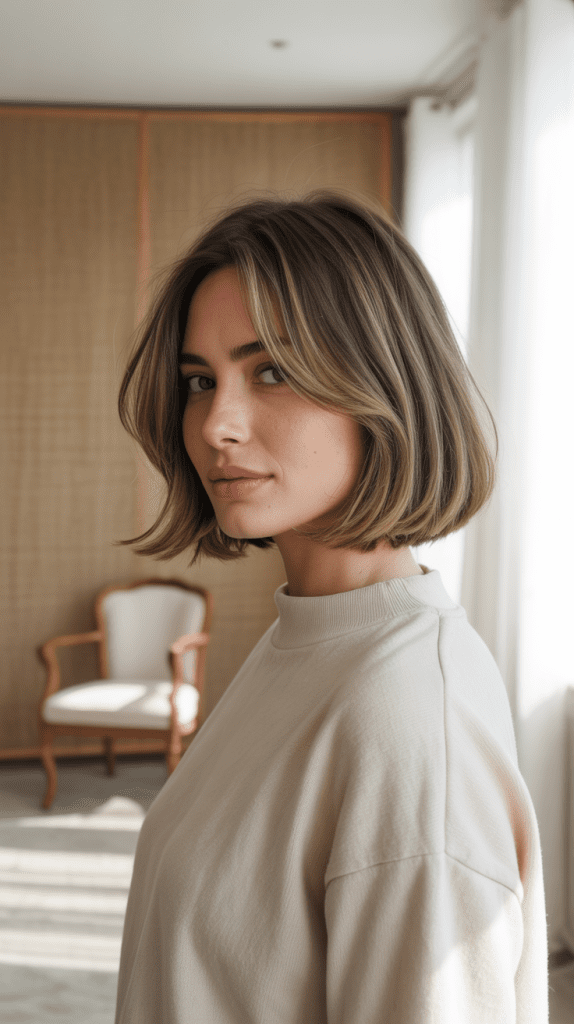  French Bob with Razored Ends