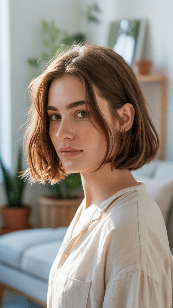 Ear-Length Bob with Effortless Styling