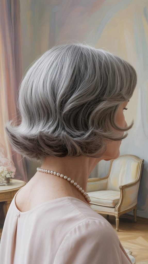 Feminine Bob Back View